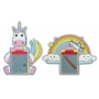 Pizarra unicornio