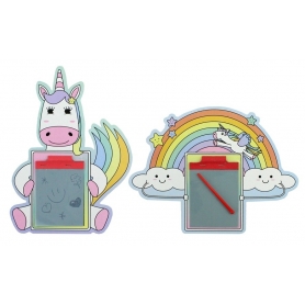 Pizarra unicornio
