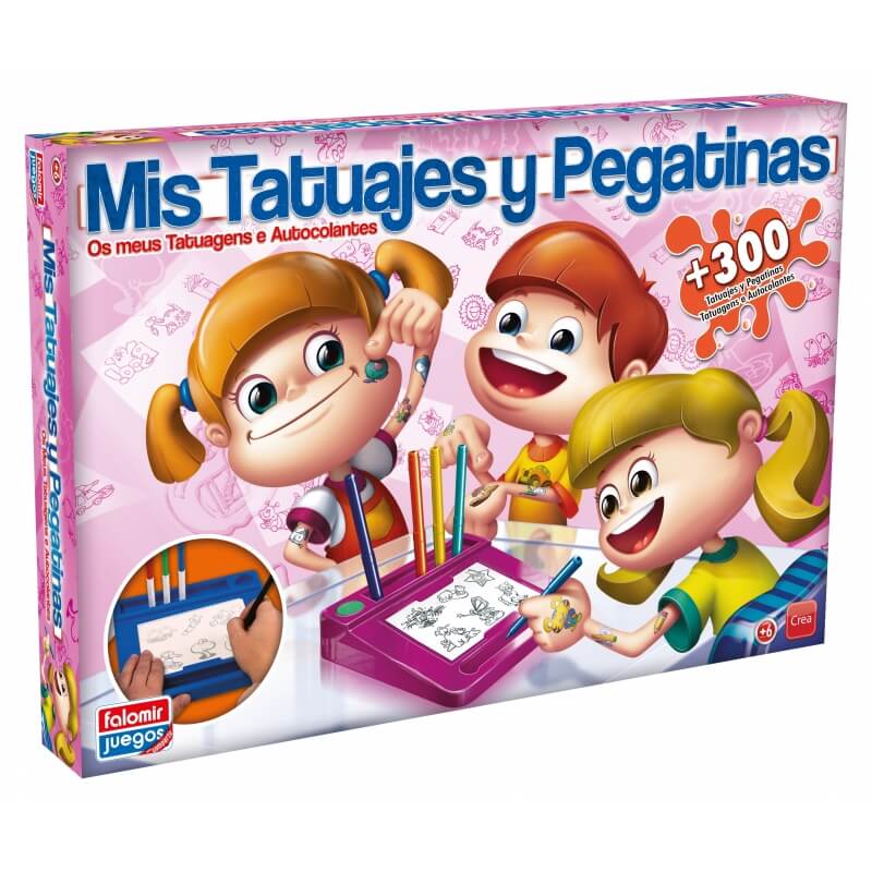 Juego de tatuajes y pegatinas