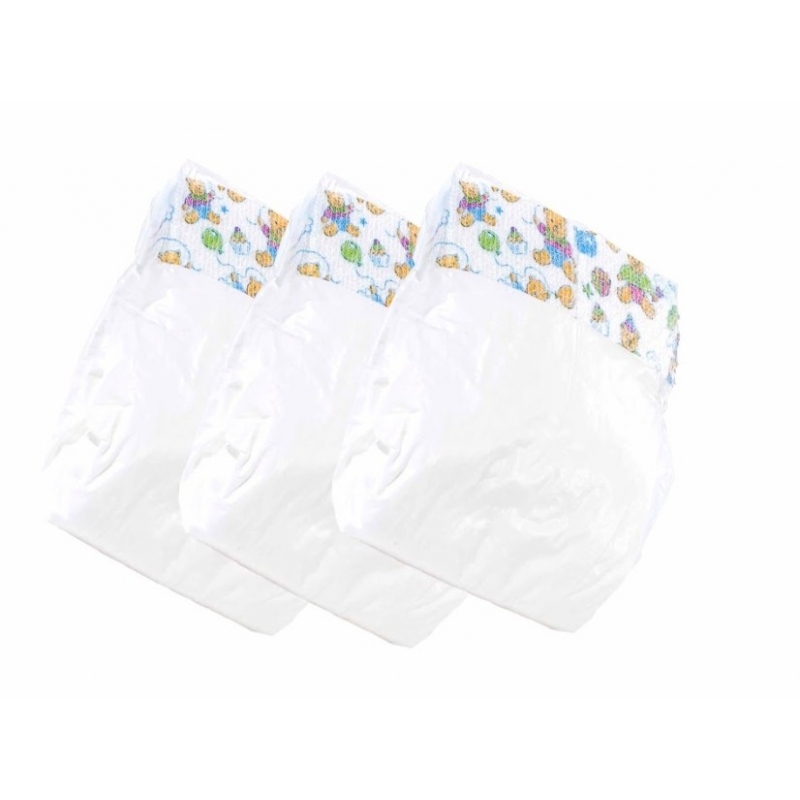 Pack 3 pañales para muñecos