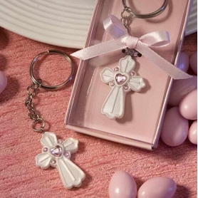 Llaveros de cruz para comunión