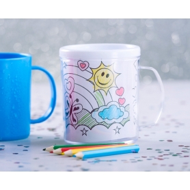 Taza para colorear