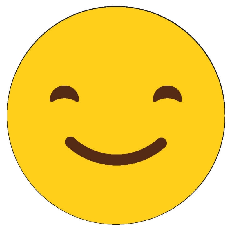 Pegatina emoticono tamaño mini