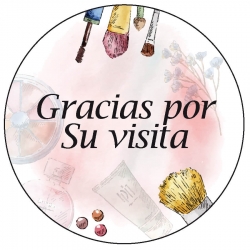 Adhesivos redondos personalizados tamaño mini