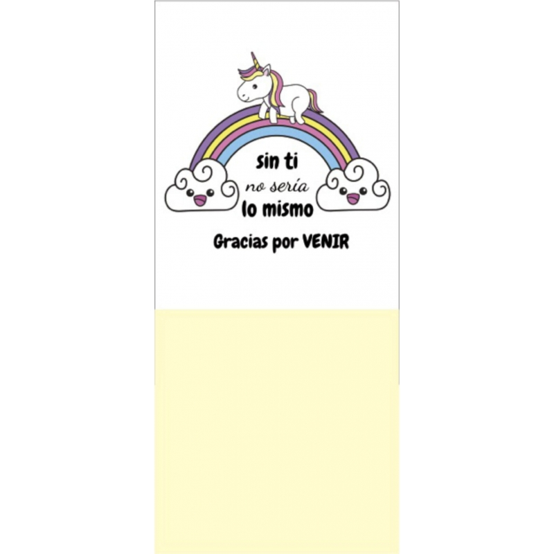 Notas adhesivas unicornio