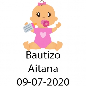 Adhesivo para bautizo