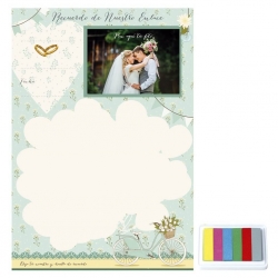 Lamina de huellas para boda