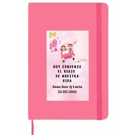 Libreta de boda detalles personalizados