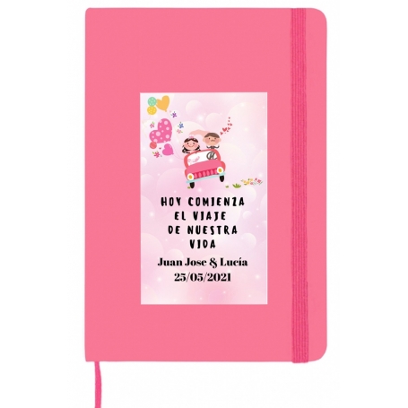 Libreta de boda detalles personalizados