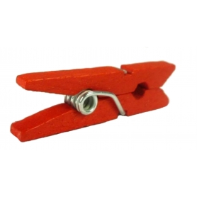 Pinzas pequeñas de madera