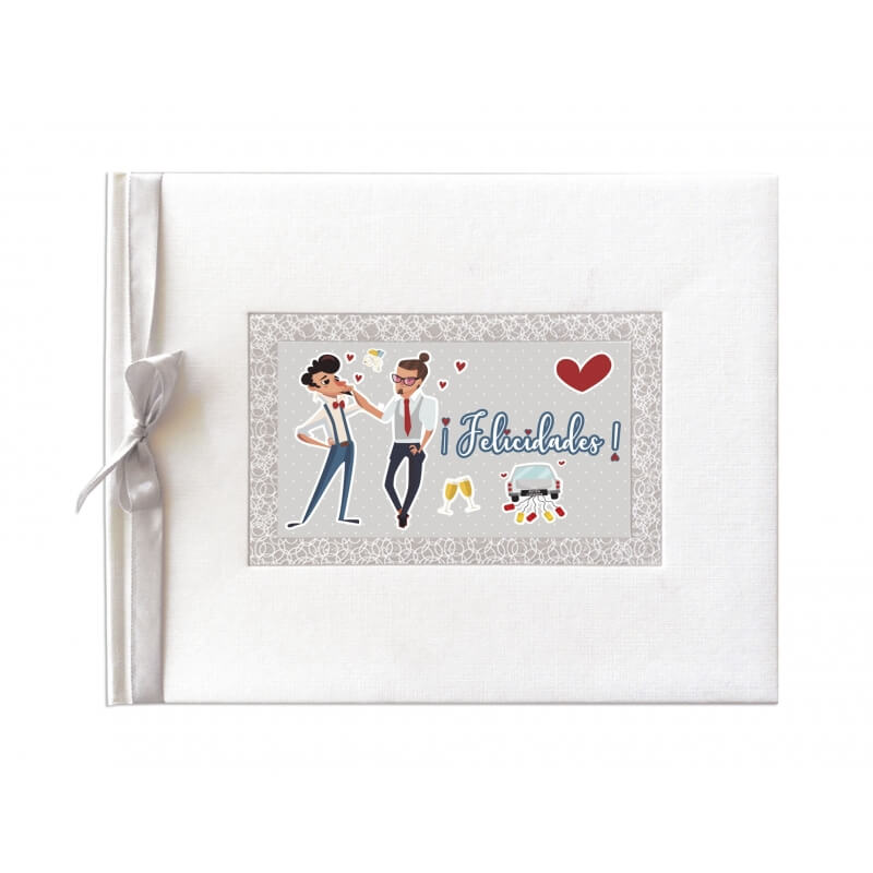Libro de firmas boda gay