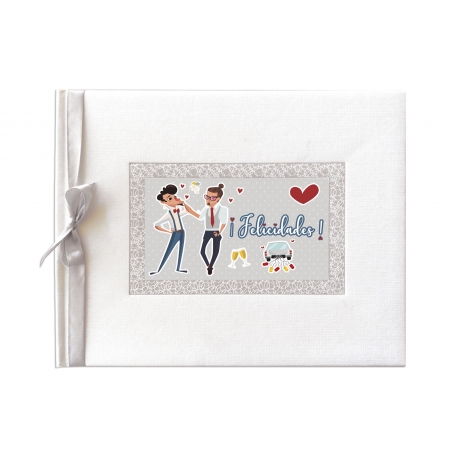 Libro de firmas boda gay