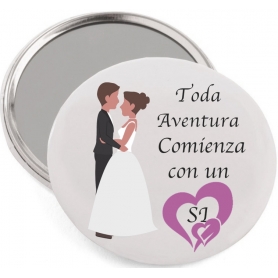 Espejo para bodas