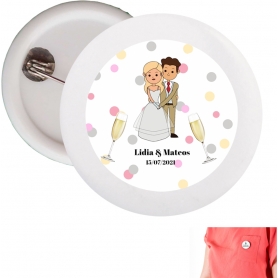 Chapas blancas para personalizar