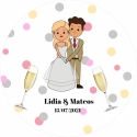 Espejo frases boda detalles personalizados