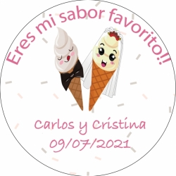 Chapas para bodas divertida detalles personalizados