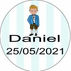 Set de manicura comunión en bolsa de organza personalizada