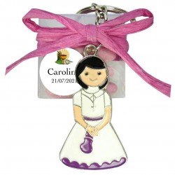 Llaveros comunión niña detalles personalizados