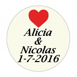 Marcapáginas personalizado para detalles de invitados