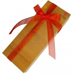 Navaja + bolígrafo en caja de madera personalizados para detalles invitados boda