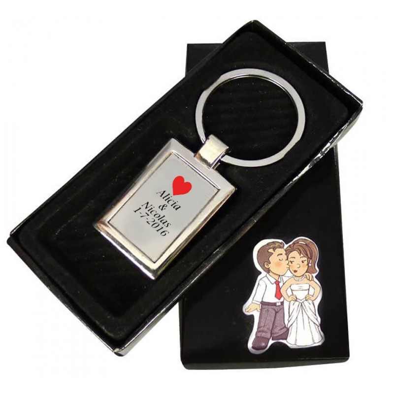 Llaveros para bodas baratos detalles personalizados