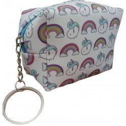 Monedero llavero estampado