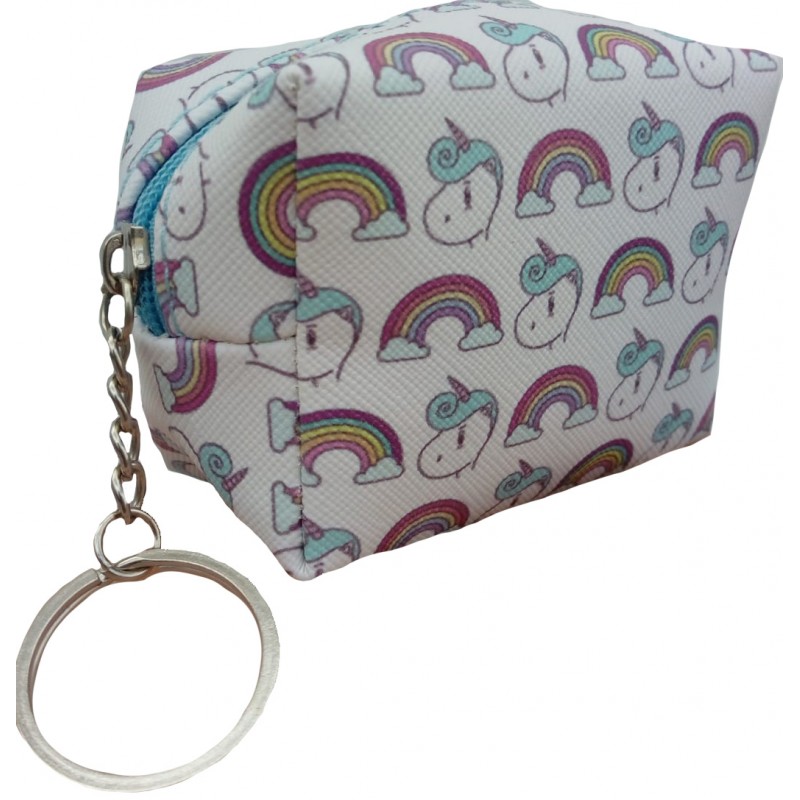 Monedero llavero estampado