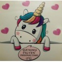 Adhesivo de unicornio