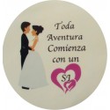 Adhesivo boda
