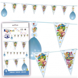 Guirnalda de osos con globos