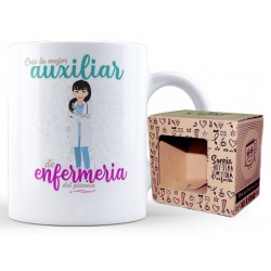Taza auxiliar de enfermería