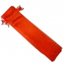 Bolsa de organza para abanicos roja