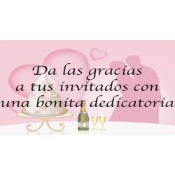 Adhesivos personalizados boda