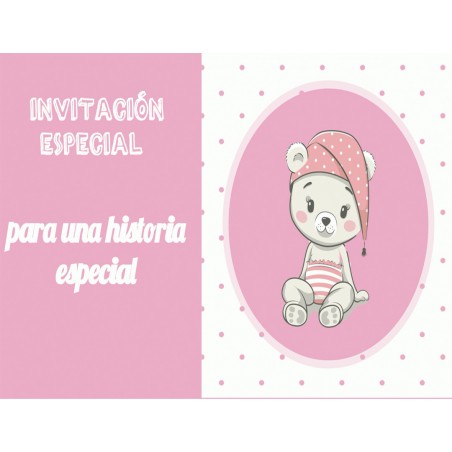 Invitaciones de bautizo animada