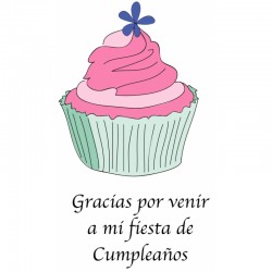 Pizarra imán con adhesivo de cumpleaños