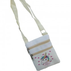 Bolso diseño unicornio con monedero a juego
