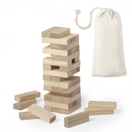 Jenga juego de madera en bolsa para regalar