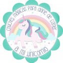 Adhesivo de unicornio