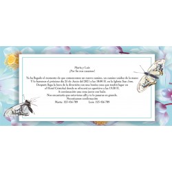 Invitaciones de boda mariposa