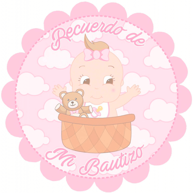 Adhesivo bautizo