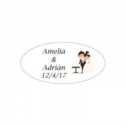 Set de manicura boda personalizado con caja y frase