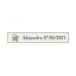 Marco fotos bautizo personalizado con bolsa