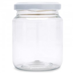 Bote de pvc transparente de bautizo personalizado con nubes dulces