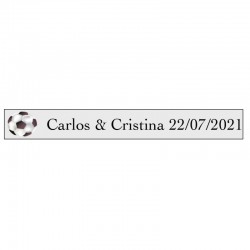 Bolígrafo con funda de cartón personalizado para bodas