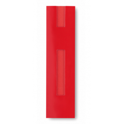 Bolígrafo plateado con funda y adhesivo para bodas