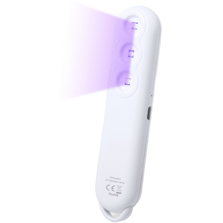 Lámpara esterilizadora de luz ultravioleta con batería recargable