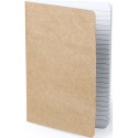 Libreta marrón de cartón reciclado cosida