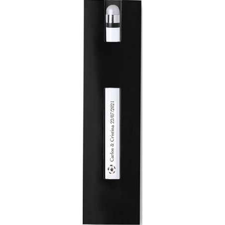 Bolígrafo puntero antibacteriano personalizable para boda con funda