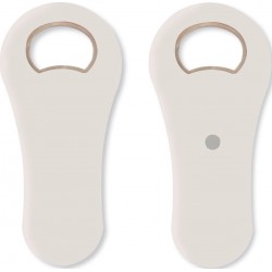 Abridor blanco para comunión en bolsa de organza