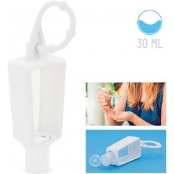 Bote anti coronavirus con adhesivo unicornio y caja